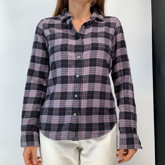 THE NORTH FACE plaid shirt top button down womens S - Picture 2 of 7